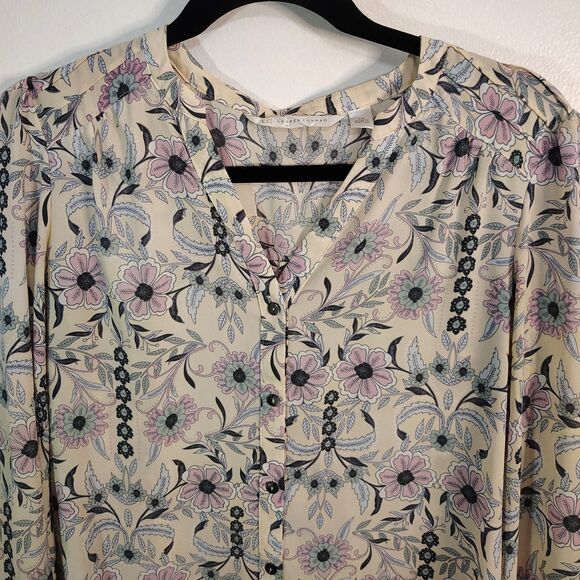 Career & Casual BOHO Floral Blouses BUNDLE XS Women's Long Sleeve MIXED LOT - Picture 5 of 9